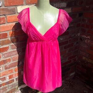 NWT Sadie & Sage Delphine Ruffle  Mini Dress size medium